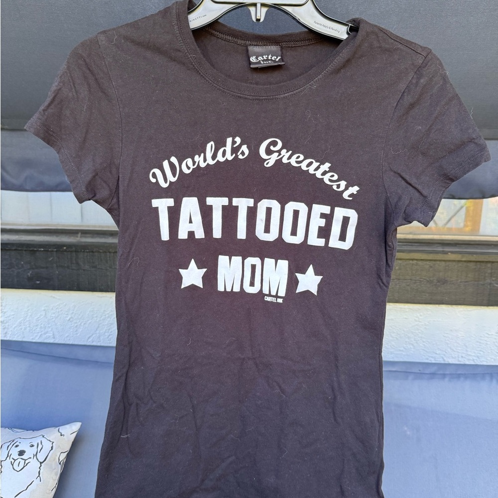 Black T-Shirt with Cartel Ink Label